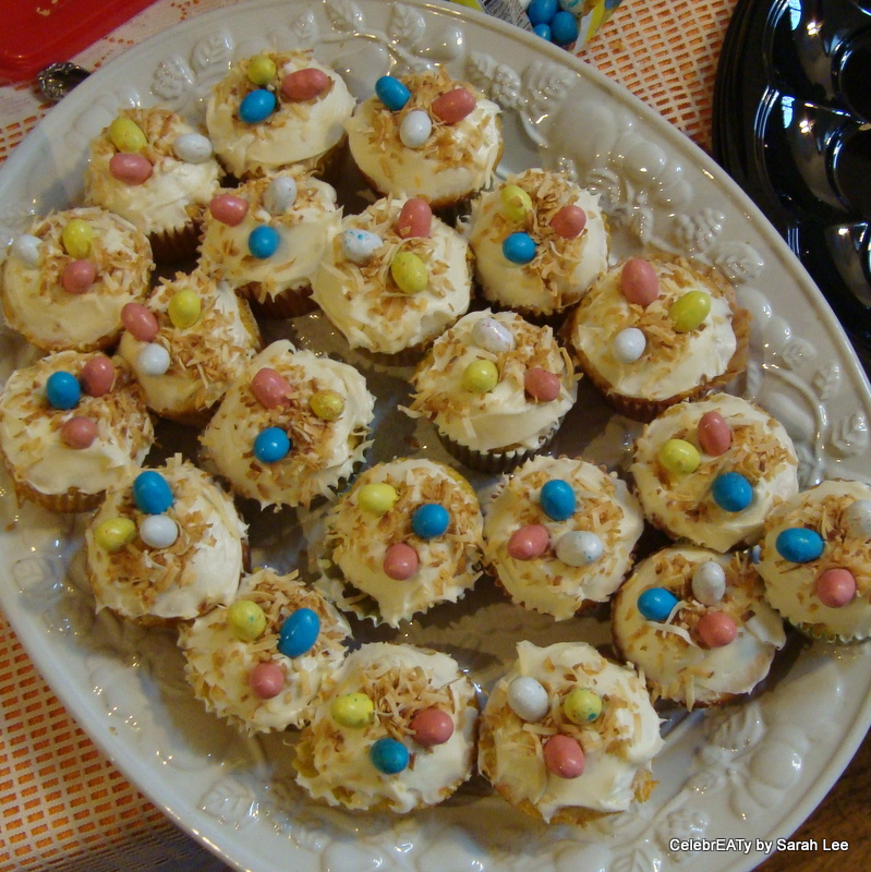 easter bunny cupcakes cake. “Bunny-yummy” Carrot Cupcakes